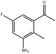 Ethanone, 1-(3-amino-5-fluoro-2-methylphenyl)- Structure