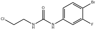 1-(4-Bromo-3-fluorophenyl)-3-(2-chloroethyl)urea Structure