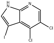 4,5-Dichloro-3-iodo-1H-pyrrolo[2,3-b]pyridine Structure