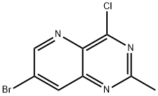 Pyrido[3,2-d]pyrimidine, 7-bromo-4-chloro-2-methyl- Structure