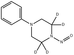1-Nitroso-4-phenylpiperazine-2,2,6,6-d4 구조식 이미지