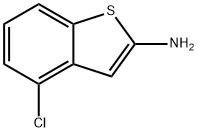 Benzo[b]thiophen-2-amine, 4-chloro- Structure