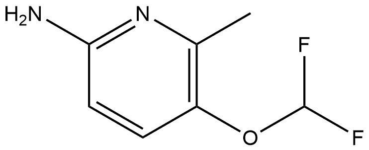 5-(Difluoromethoxy)-6-methylpyridin-2-amine 구조식 이미지