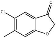 5-chloro-6-methyl-2,3-dihydro-1-benzofuran-3-one Structure