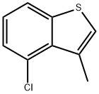 Benzo[b]thiophene, 4-chloro-3-methyl- Structure