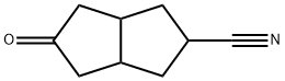 2-Pentalenecarbonitrile, octahydro-5-oxo- Structure