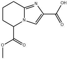 5-(methoxycarbonyl)-5H,6H,7H,8H-imidazo[1,2-a]p
yridine-2-carboxylic acid Structure