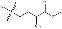 methyl 2-amino-4-(chlorosulfonyl)butanoate hydrochloride Structure