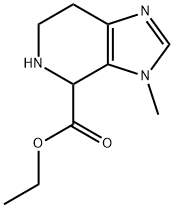 3H-Imidazo[4,5-c]pyridine-4-carboxylic acid, 4,5,6,7-tetrahydro-3-methyl-, ethyl ester Structure