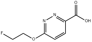 6-(2-fluoroethoxy)pyridazine-3-carboxylic acid Structure