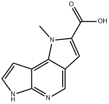 Dipyrrolo[2,3-b:2',3'-d]pyridine-2-carboxylic acid, 1,6-dihydro-1-methyl- Structure