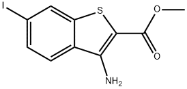 Methyl 3-amino-6-iodobenzothiophene-2-carboxylate Structure