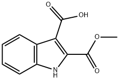 1H-Indole-2,3-dicarboxylic acid, 2-methyl ester Structure