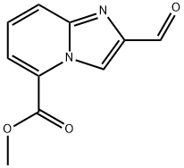 methyl
2-formylimidazo[1,2-a]pyridine-5-carboxylat Structure