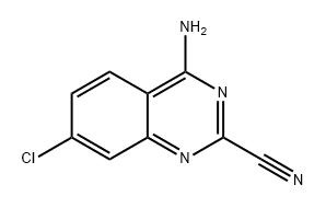 4-amino-7-chloroquinazoline-2-carbonitrile Structure