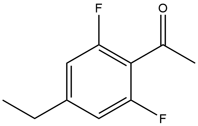 1-(4-Ethyl-2,6-difluorophenyl)ethanone Structure