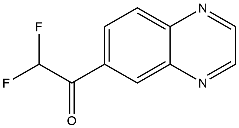 2,2-difluoro-1-(quinoxalin-6-yl)ethanone Structure