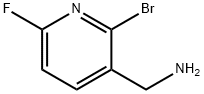 3-Pyridinemethanamine, 2-bromo-6-fluoro- 구조식 이미지