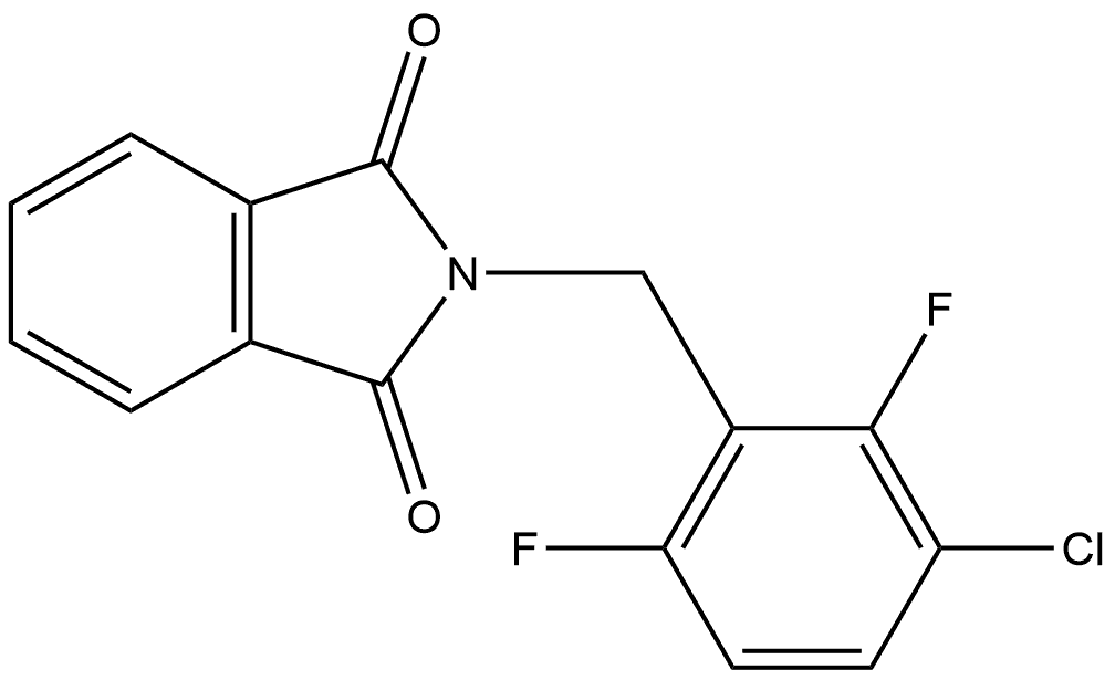 2-[(3-Chloro-2,6-difluorophenyl)methyl]-1H-isoindole-1,3(2H)-dione Structure