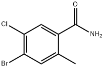 4-Bromo-5-chloro-2-methylbenzamide Structure