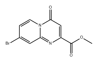 4H-Pyrido[1,2-a]pyrimidine-2-carboxylic acid, 8-bromo-4-oxo-, methyl ester Structure