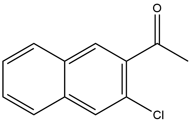 1-(3-Chloro-2-naphthalenyl)ethanone Structure