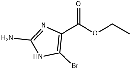 ethyl 2-amino-4-bromo-1H-imidazole-5-carboxylate Structure