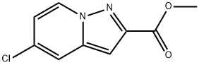 Pyrazolo[1,5-a]pyridine-2-carboxylic acid, 5-chloro-, methyl ester Structure