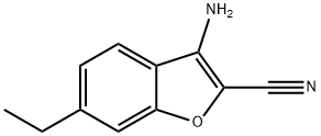 3-Amino-6-ethylbenzofuran-2-carbonitrile Structure