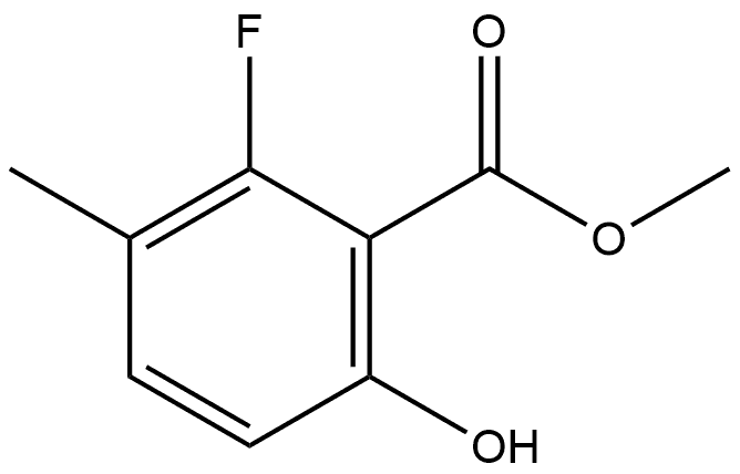methyl 2-fluoro-6-hydroxy-3-methylbenzoate Structure