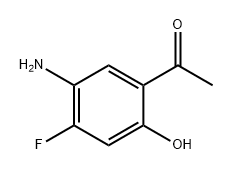 Ethanone, 1-(5-amino-4-fluoro-2-hydroxyphenyl)- 구조식 이미지