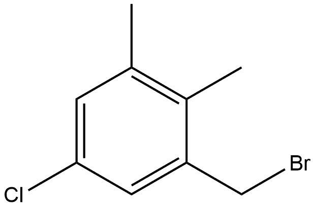 1-(Bromomethyl)-5-chloro-2,3-dimethylbenzene 구조식 이미지