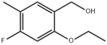 (2-Ethoxy-4-fluoro-5-methylphenyl)methanol Structure