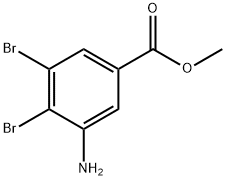 Benzoic acid, 3-amino-4,5-dibromo-, methyl ester Structure