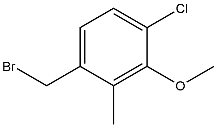 1-(Bromomethyl)-4-chloro-3-methoxy-2-methylbenzene Structure