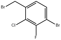 4-Bromo-2-chloro-3-fluorobenzyl bromide 구조식 이미지