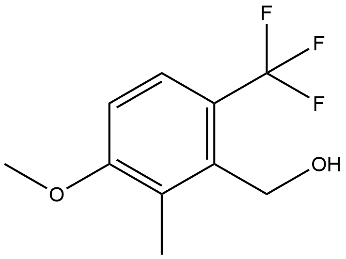 3-Methoxy-2-methyl-6-(trifluoromethyl)benzenemethanol Structure