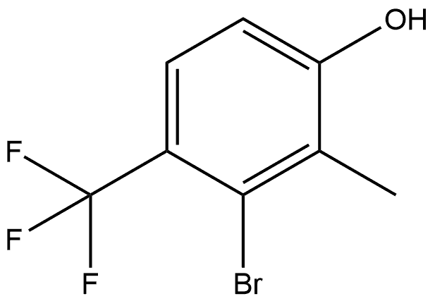 3-Bromo-2-methyl-4-(trifluoromethyl)phenol Structure