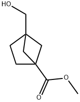 methyl 4-(hydroxymethyl)bicyclo[2.1.1]hexane-1-carboxylate Structure