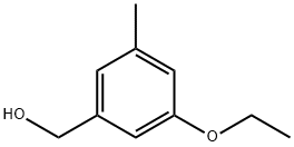 (3-Ethoxy-5-methyl-phenyl)-methanol Structure