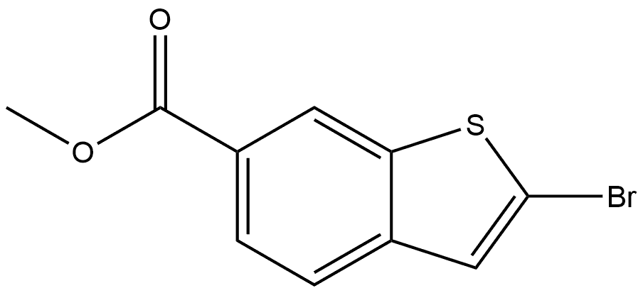 Methyl 2-bromobenzo[b]thiophene-6-carboxylate 구조식 이미지