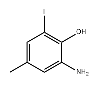 Phenol, 2-amino-6-iodo-4-methyl- Structure