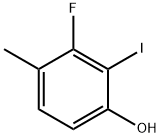 3-Fluoro-2-iodo-4-methylphenol Structure