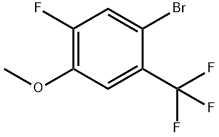 1-Bromo-5-fluoro-4-methoxy-2-(trifluoromethyl)benzene Structure