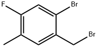 Benzene, 1-bromo-2-(bromomethyl)-5-fluoro-4-methyl- Structure