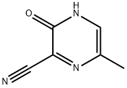 3,4-Dihydro-6-methyl-3-oxo-2-pyrazinecarbonitrile 구조식 이미지