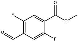 Methyl 2,5-difluoro-4-formylbenzoate Structure