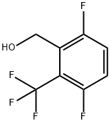 3,6-Difluoro-2-(trifluoromethyl)benzyl alcohol Structure