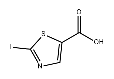 5-Thiazolecarboxylic acid, 2-iodo- Structure