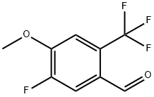 5-Fluoro-4-methoxy-2-(trifluoromethyl)benzaldehyde Structure